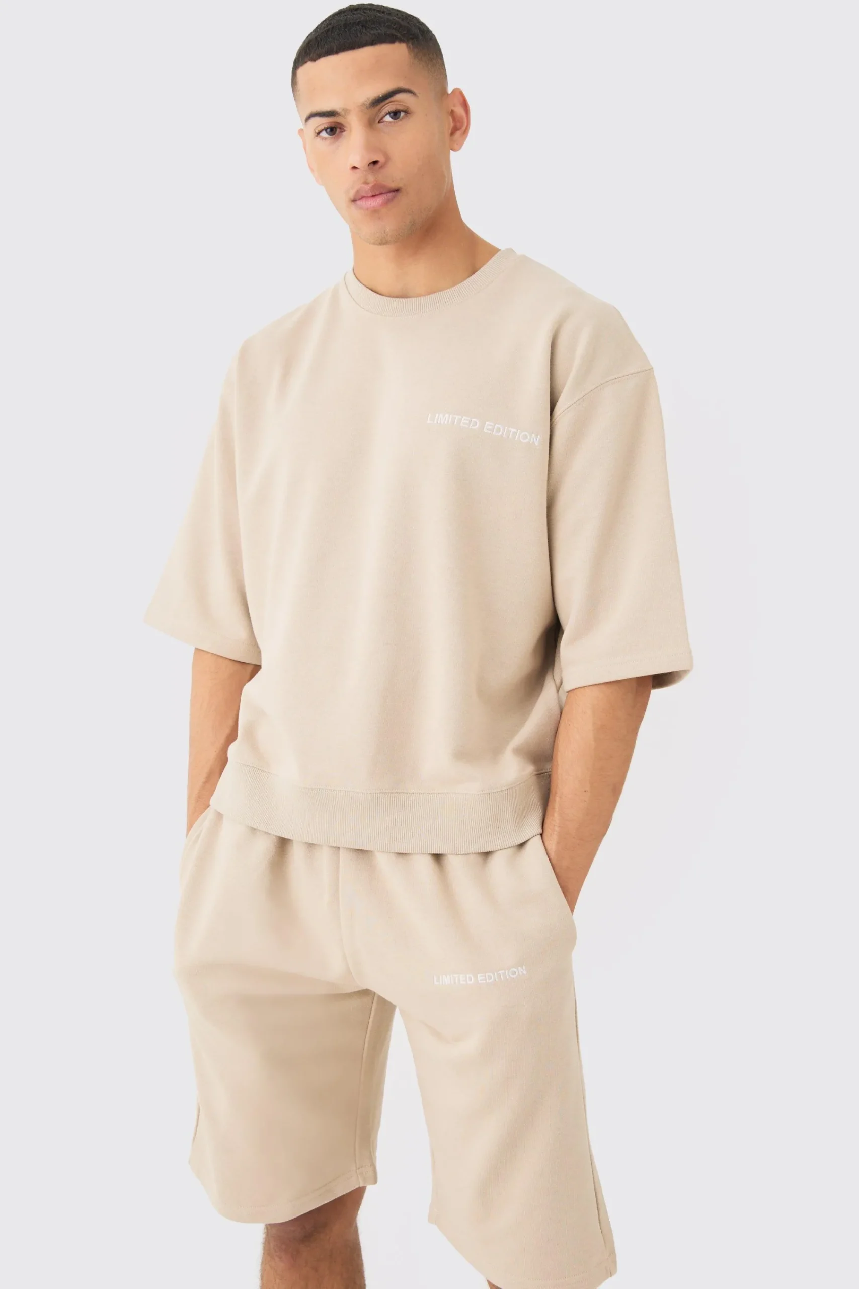 boohooMAN Oversized Boxy Half Sleeve Short Tracksuit | UK| Tracksuits