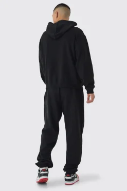 boohooMAN Oversized Boxy Heart Print Tracksuit | UK| Tracksuits