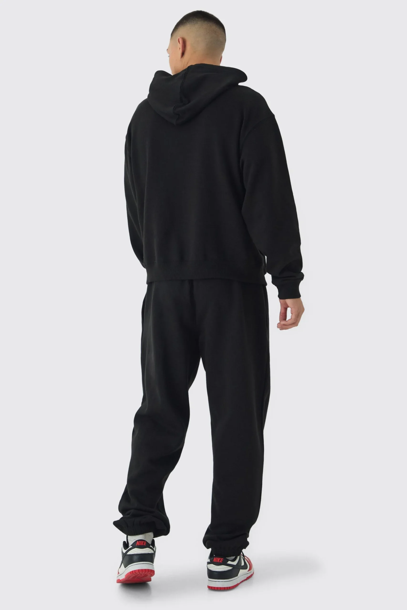 boohooMAN Oversized Boxy Heart Print Tracksuit | UK| Tracksuits