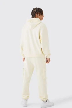 boohooMAN Oversized Boxy Hooded Cargo Tracksuit | UK| Tracksuits