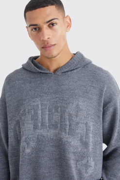 boohooMAN Oversized Boxy Jacquard Knit Jumper | UK| Knitwear