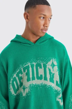 boohooMAN Oversized Boxy Jacquard Knit Jumper | UK| Knitwear