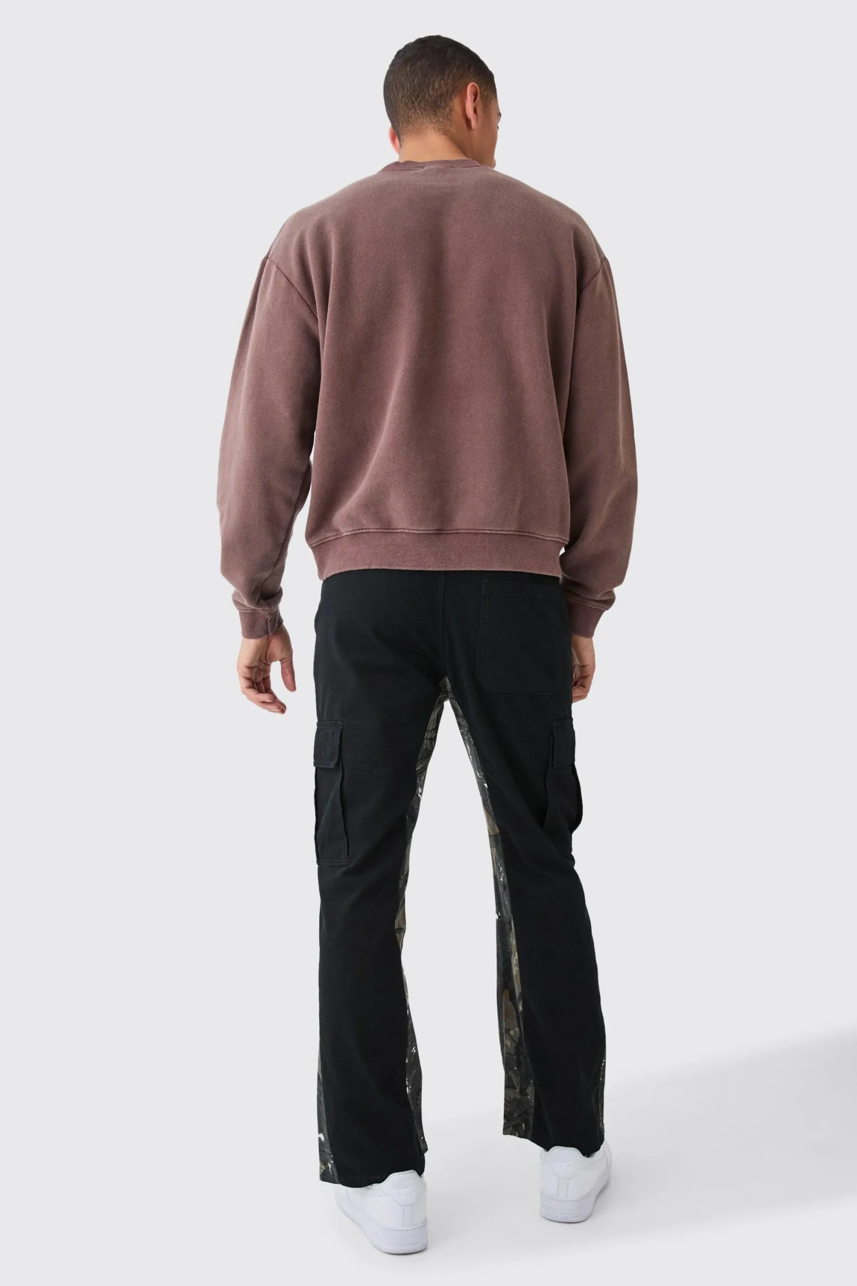 boohooMAN Oversized Boxy Limited Washed Sweatshirt | UK| Hoodies & Sweatshirts