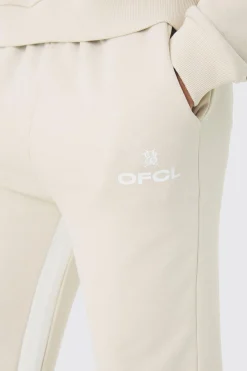 boohooMAN Oversized Boxy Loopback Varsity Stripe Tracksuit | UK| Tracksuits