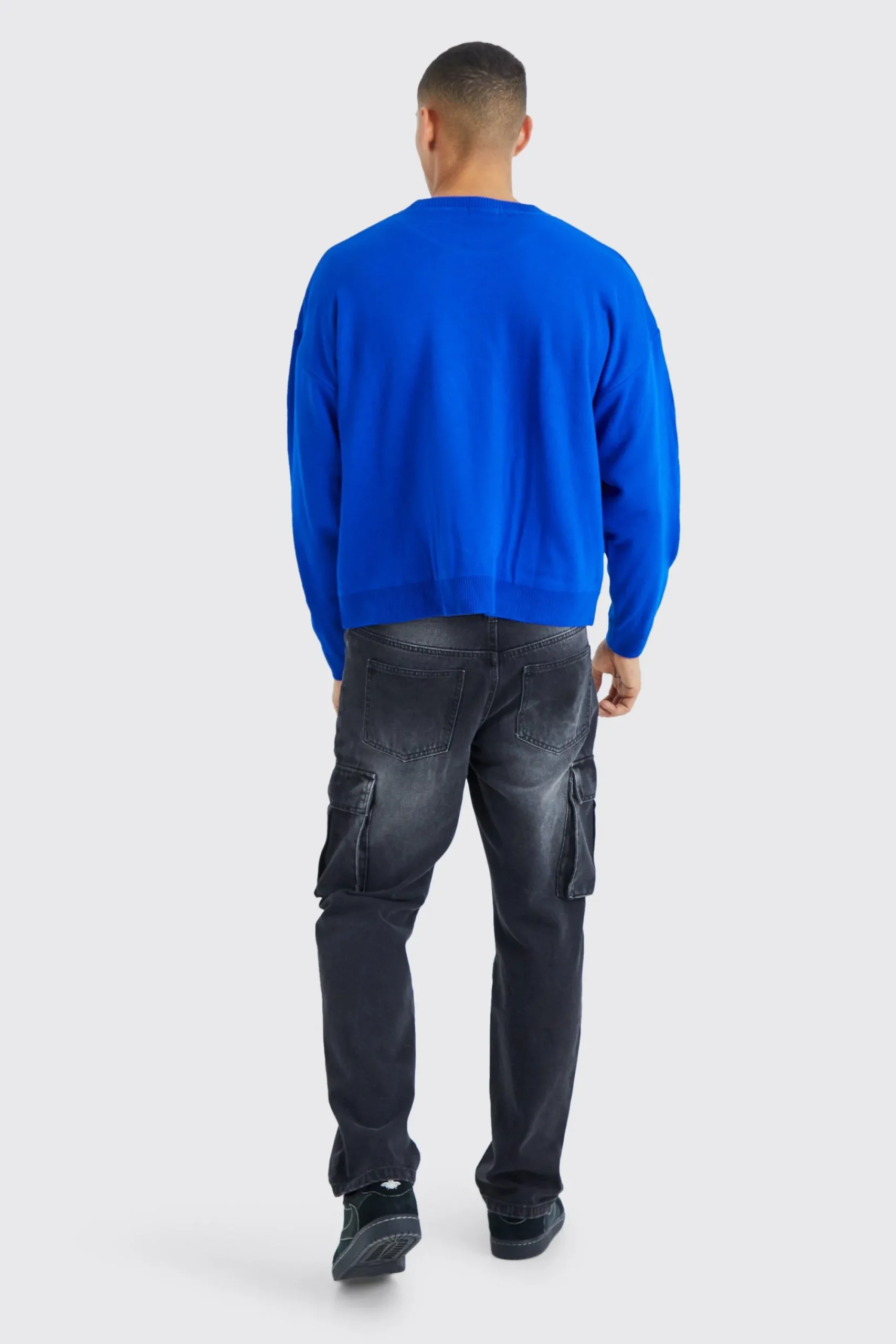 boohooMAN Oversized Boxy Make Money Knit Jumper | UK| Knitwear