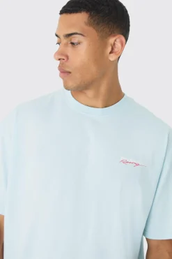 Oversized Boxy Moto Print T-shirt | UK^boohooMAN Sale