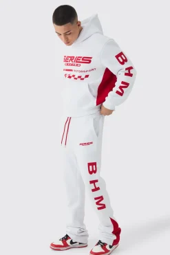 boohooMAN Oversized Boxy Moto Series Tracksuit | UK| Tracksuits