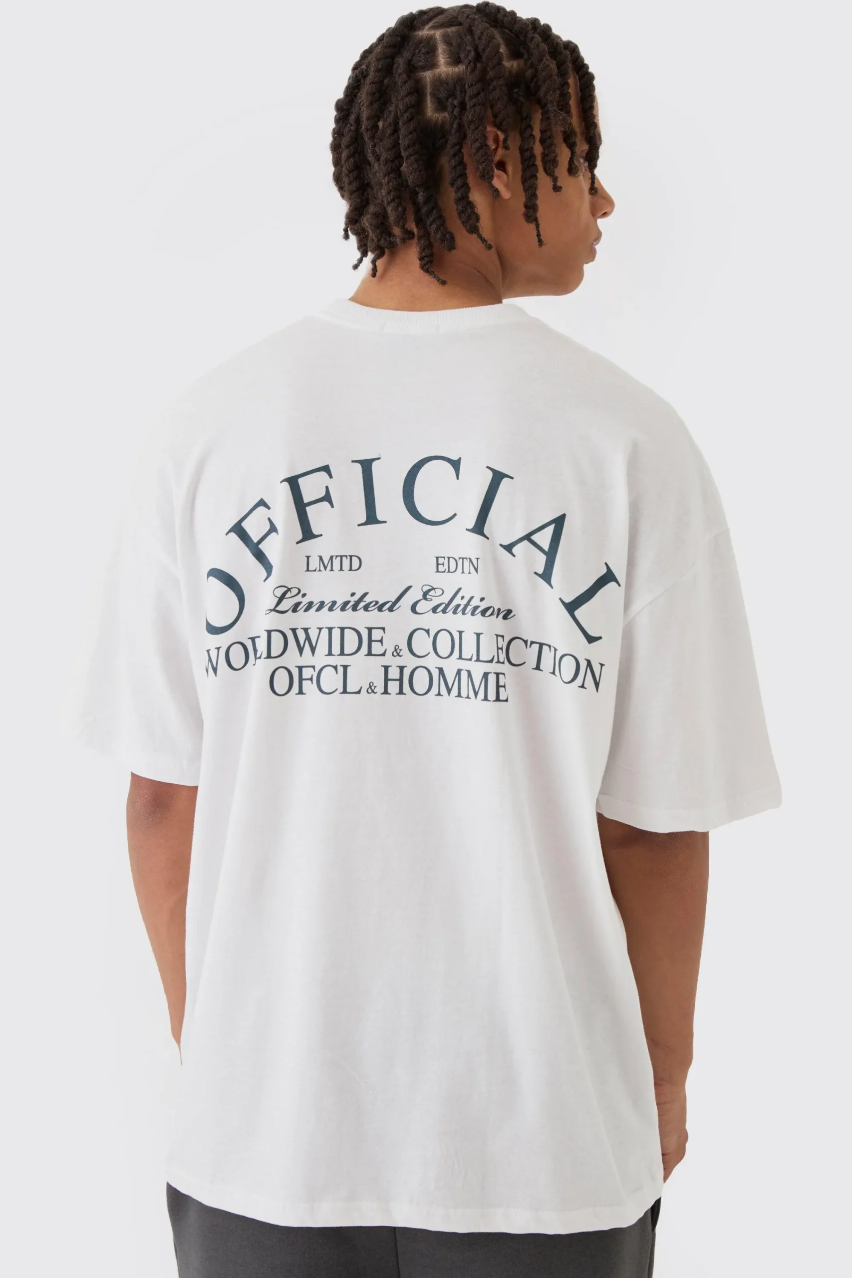 Oversized Boxy Official Back Print T-Shirt | UK^boohooMAN Best
