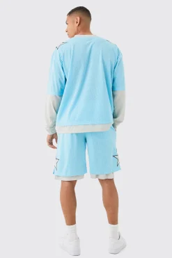 Oversized Boxy Official Layered Mesh Top | UK^boohooMAN New
