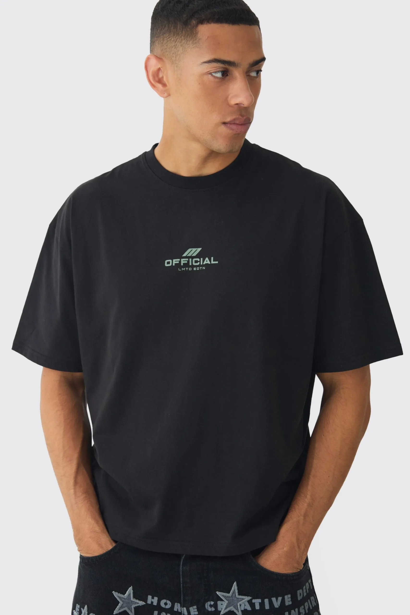 Oversized Boxy Official T-Shirt | UK^boohooMAN Best