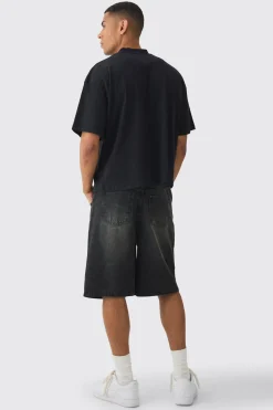 Oversized Boxy Peached Heavyweight Graphic T-shirt | UK^boohooMAN Sale