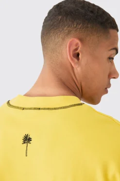 Oversized Boxy Placement Pocket T-shirt | UK^boohooMAN Online