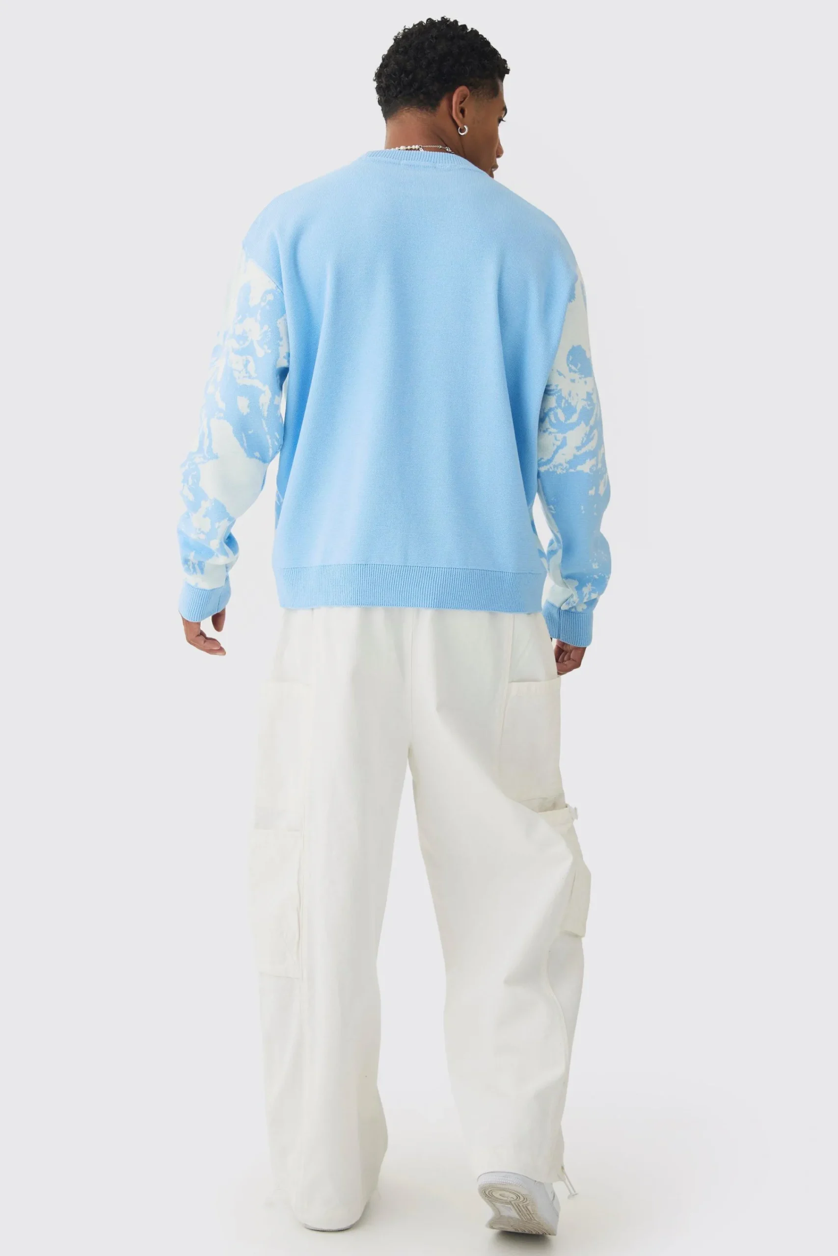 boohooMAN Oversized Boxy Renaissance Graphic Knit Jumper | UK| Knitwear