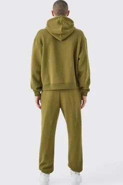 boohooMAN Oversized Boxy Seam Detail Tracksuit | UK| Tracksuits
