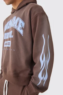 boohooMAN Oversized Boxy Spray Wash Homme Hoodie | UK| Hoodies & Sweatshirts