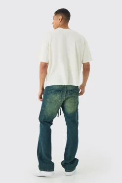 Oversized Boxy Star Print T-Shirt | UK^boohooMAN Best