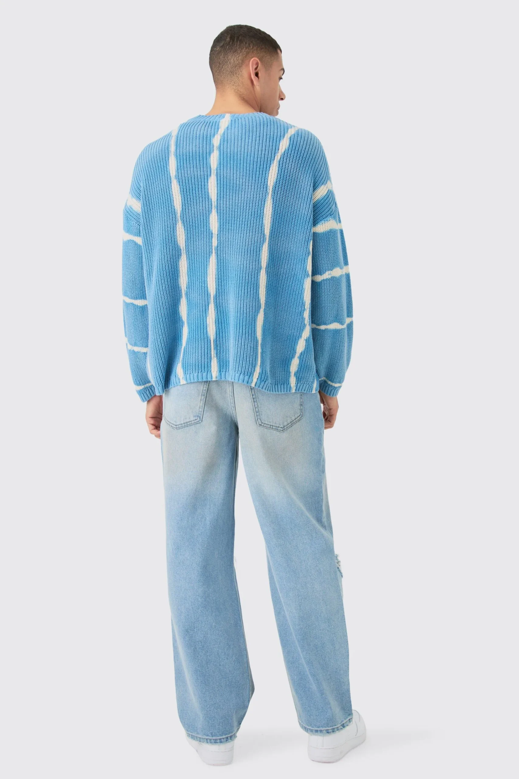 boohooMAN Oversized Boxy Stone Wash Jumper In | UK| Knitwear