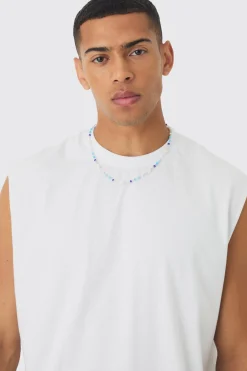 Oversized Boxy Tank | UK^boohooMAN Best