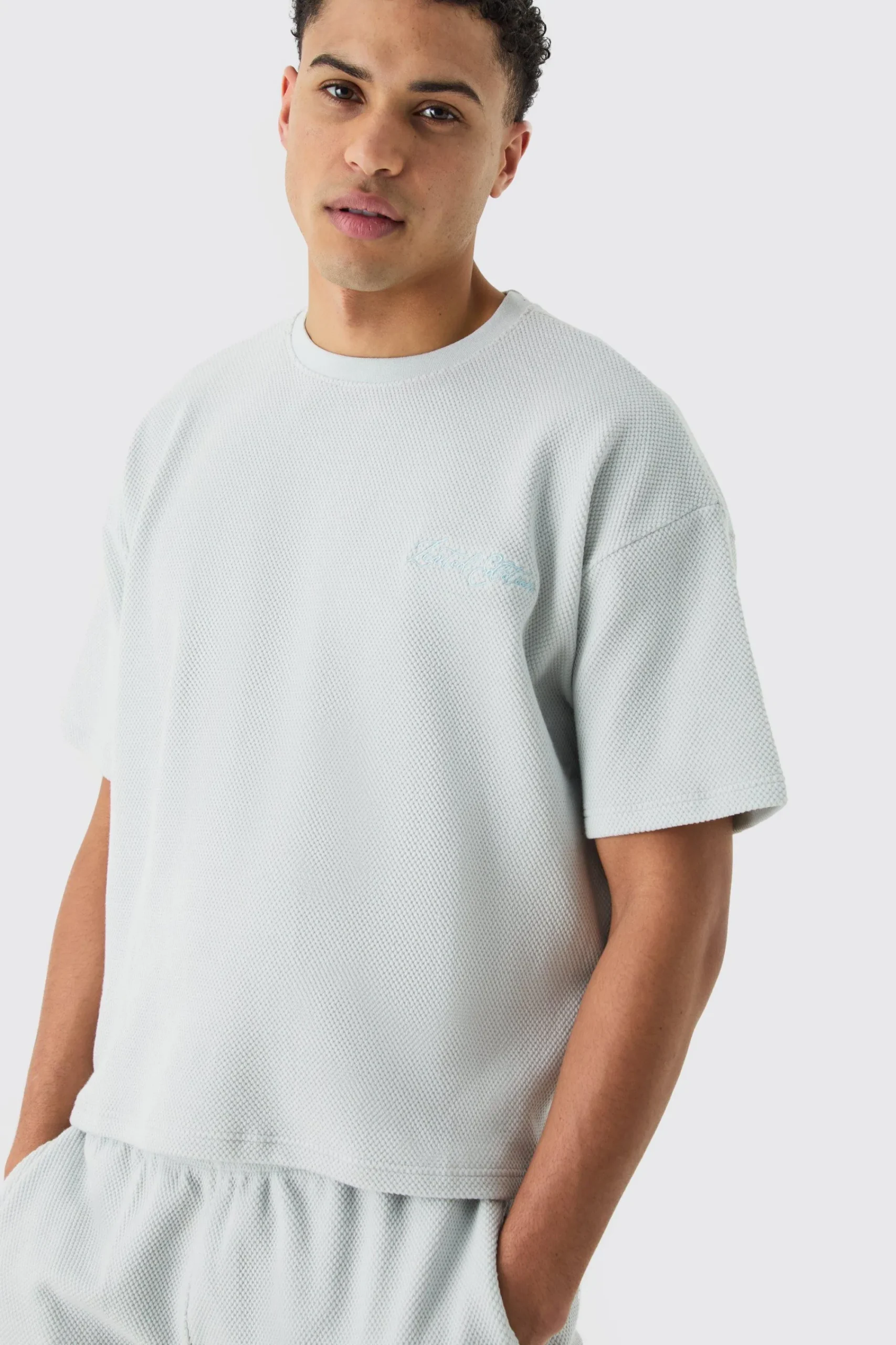 boohooMAN Oversized Boxy T-shirt And Short Set | UK| Sets & Co-Ords|Tracksuits