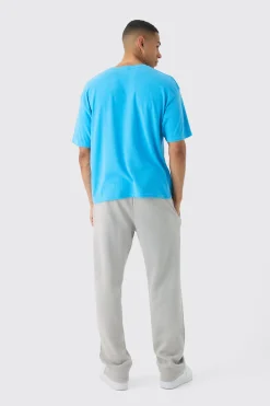 Oversized Boxy Washed Homme Print T-Shirt | UK^boohooMAN Sale