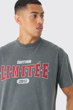 Oversized Boxy Washed Limited Edition T-shirt | UK^boohooMAN