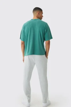 Oversized Boxy Washed Monaco Racing Printed T-Shirt | UK^boohooMAN New