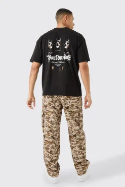 Oversized Boxy Worldwide Dog Graphic T-shirt | UK^boohooMAN Discount