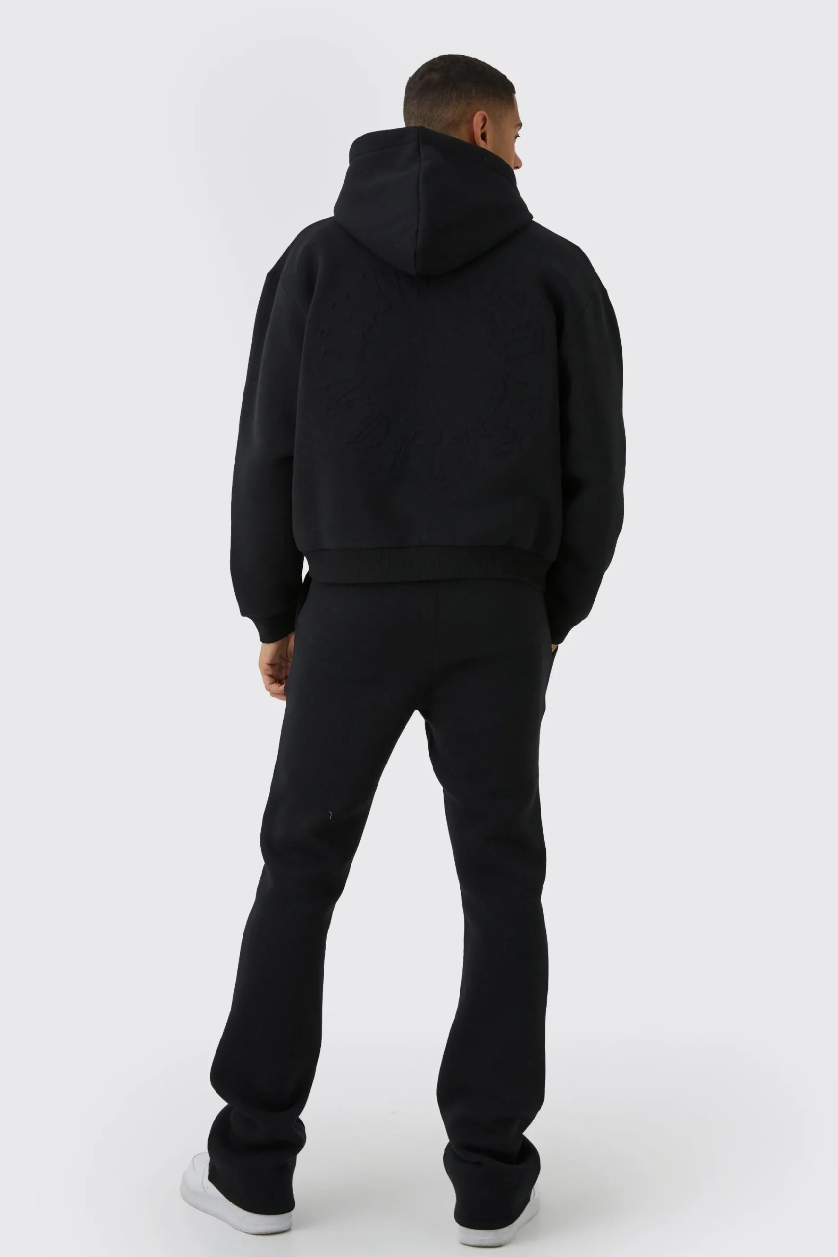 boohooMAN Oversized Boxy Worldwide Embossed Tracksuit | UK| Tracksuits