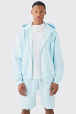 boohooMAN Oversized Boxy Zip Through Carpenter Short Tracksuit | UK| Tracksuits