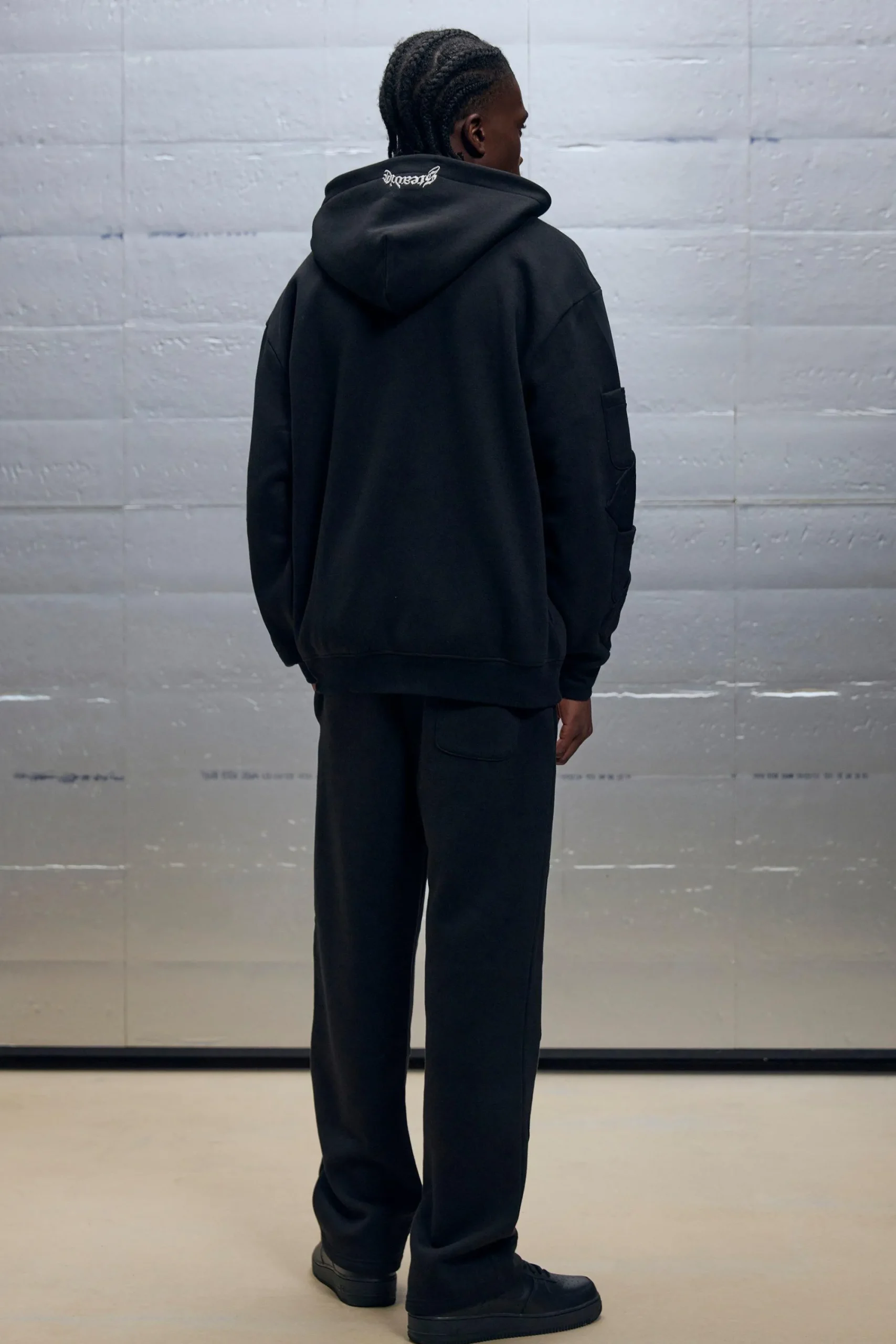 boohooMAN Oversized Boxy Zip Through Pocket Detail Hooded Tracksuit | UK| Tracksuits