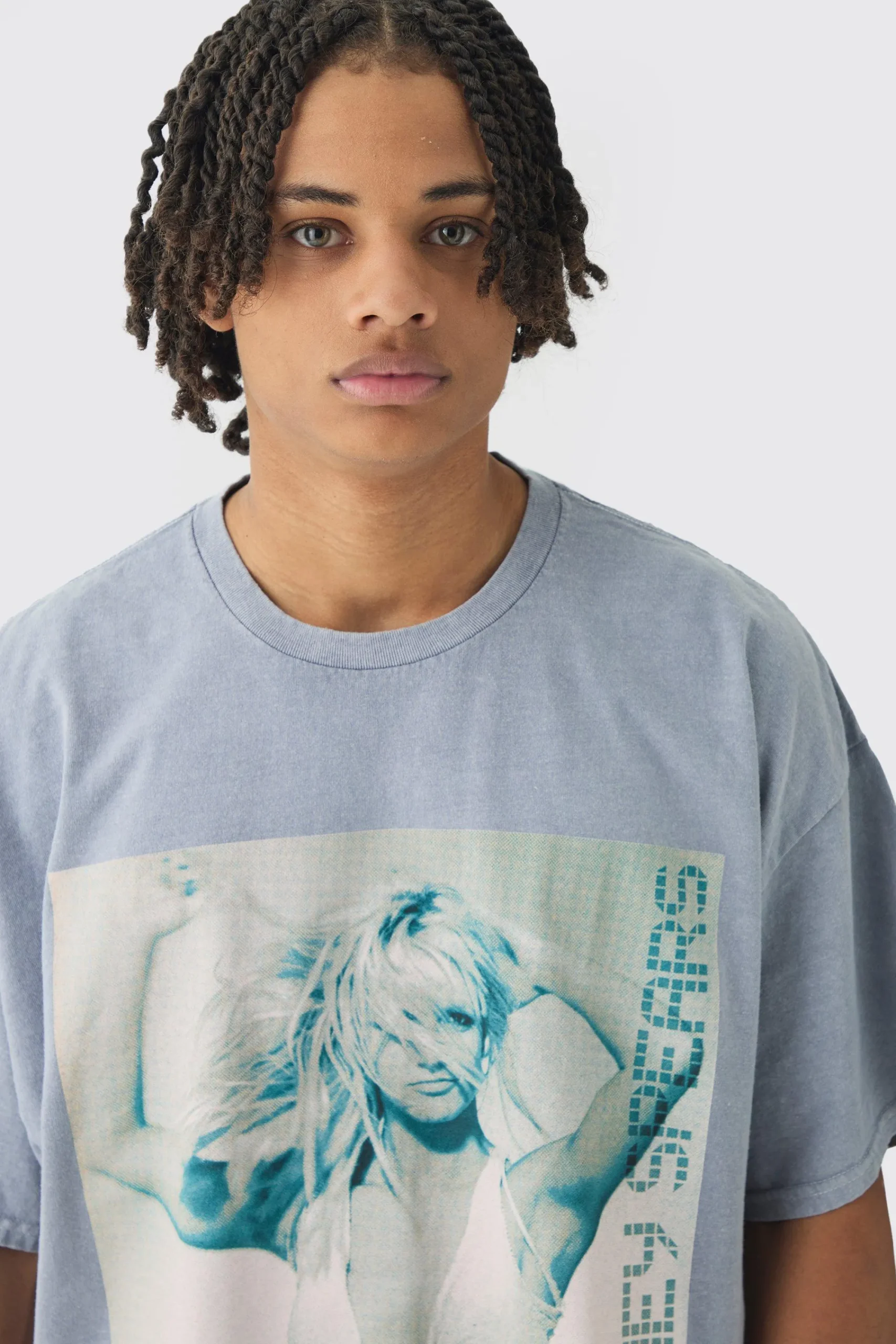 Oversized Britney Spears Boxy Wash License T-Shirt | UK^boohooMAN Sale