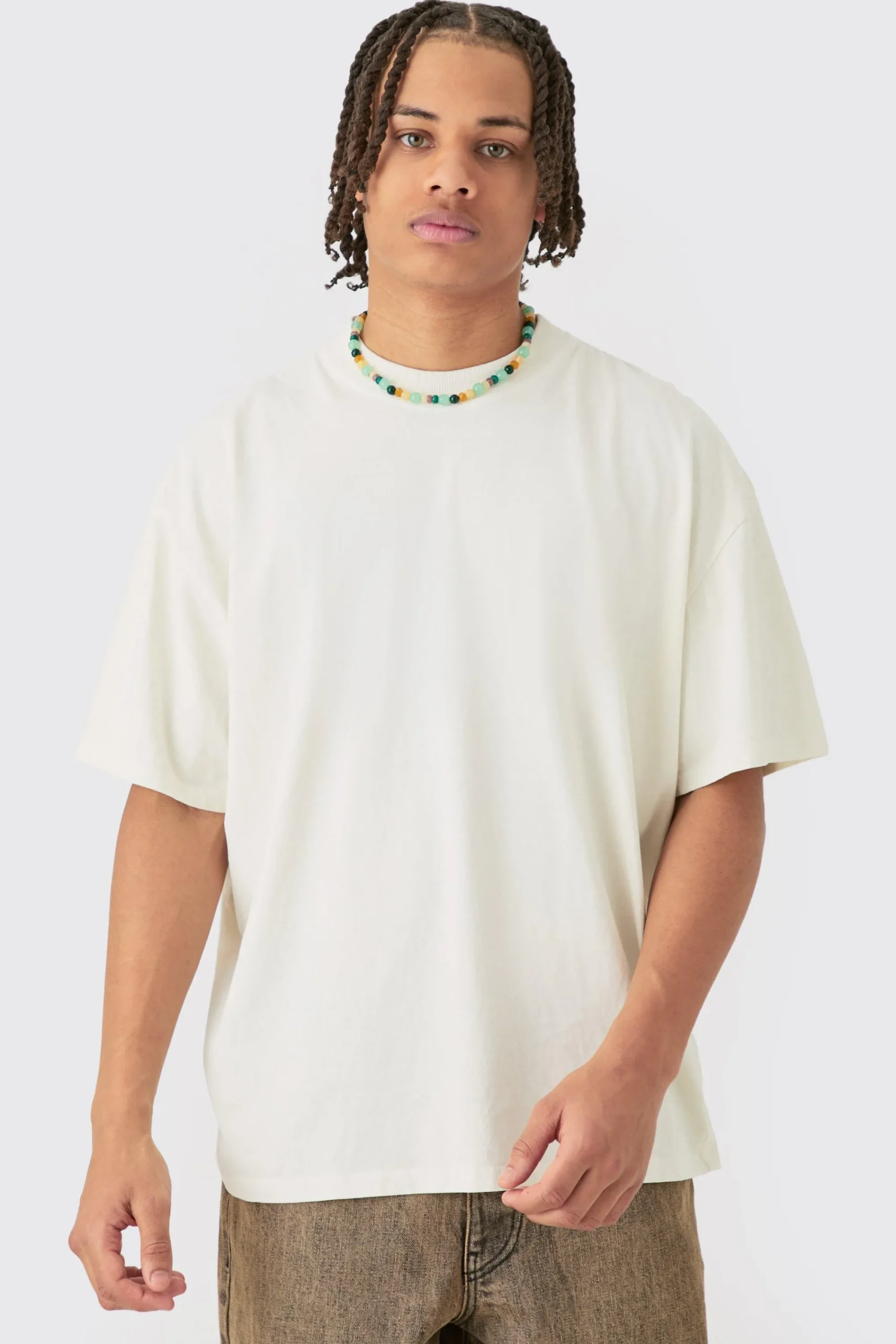 Oversized Brooklyn Stencil Washed Back Print T-shirt | UK^boohooMAN Discount