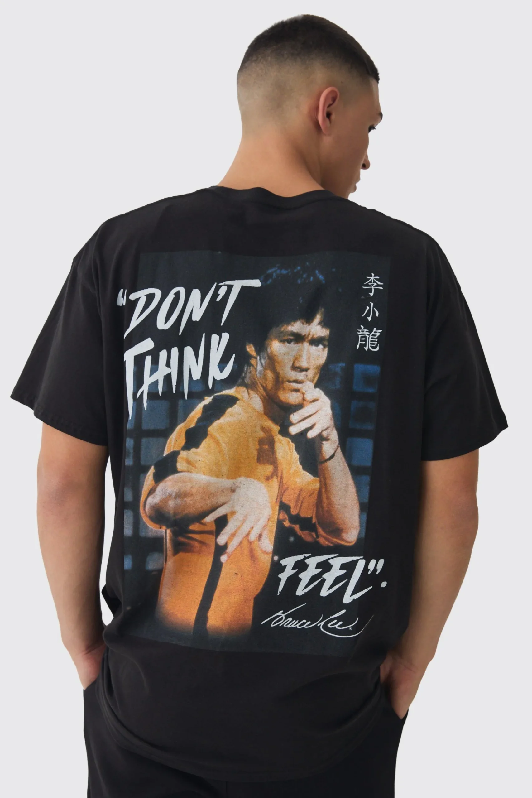 Oversized Bruce Lee License Print T-Shirt | UK^boohooMAN