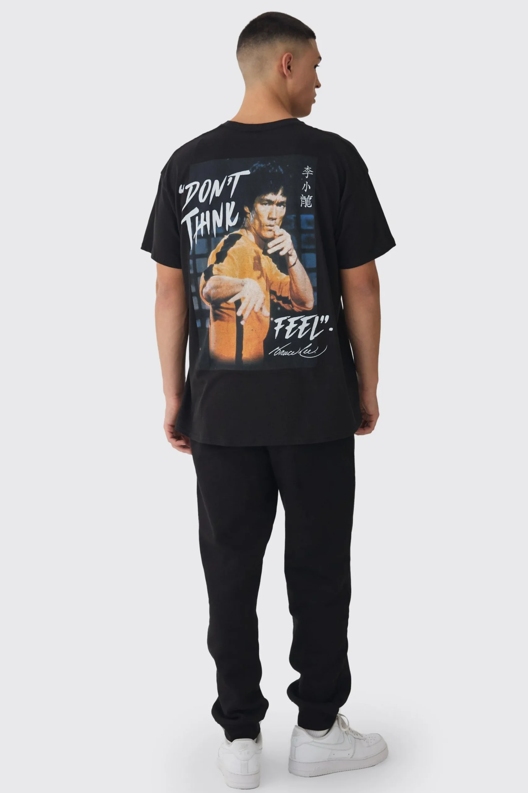 Oversized Bruce Lee License Print T-Shirt | UK^boohooMAN