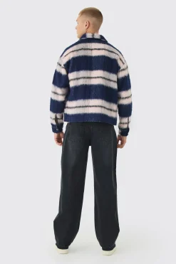 boohooMAN Oversized Brushed Check Overshirt | UK| Shirts