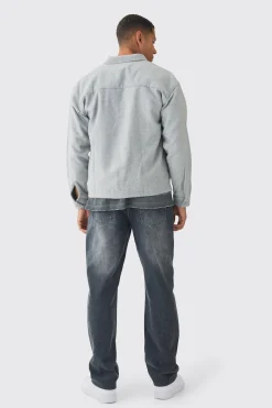 boohooMAN Oversized Brushed Overshirt | UK| Shirts