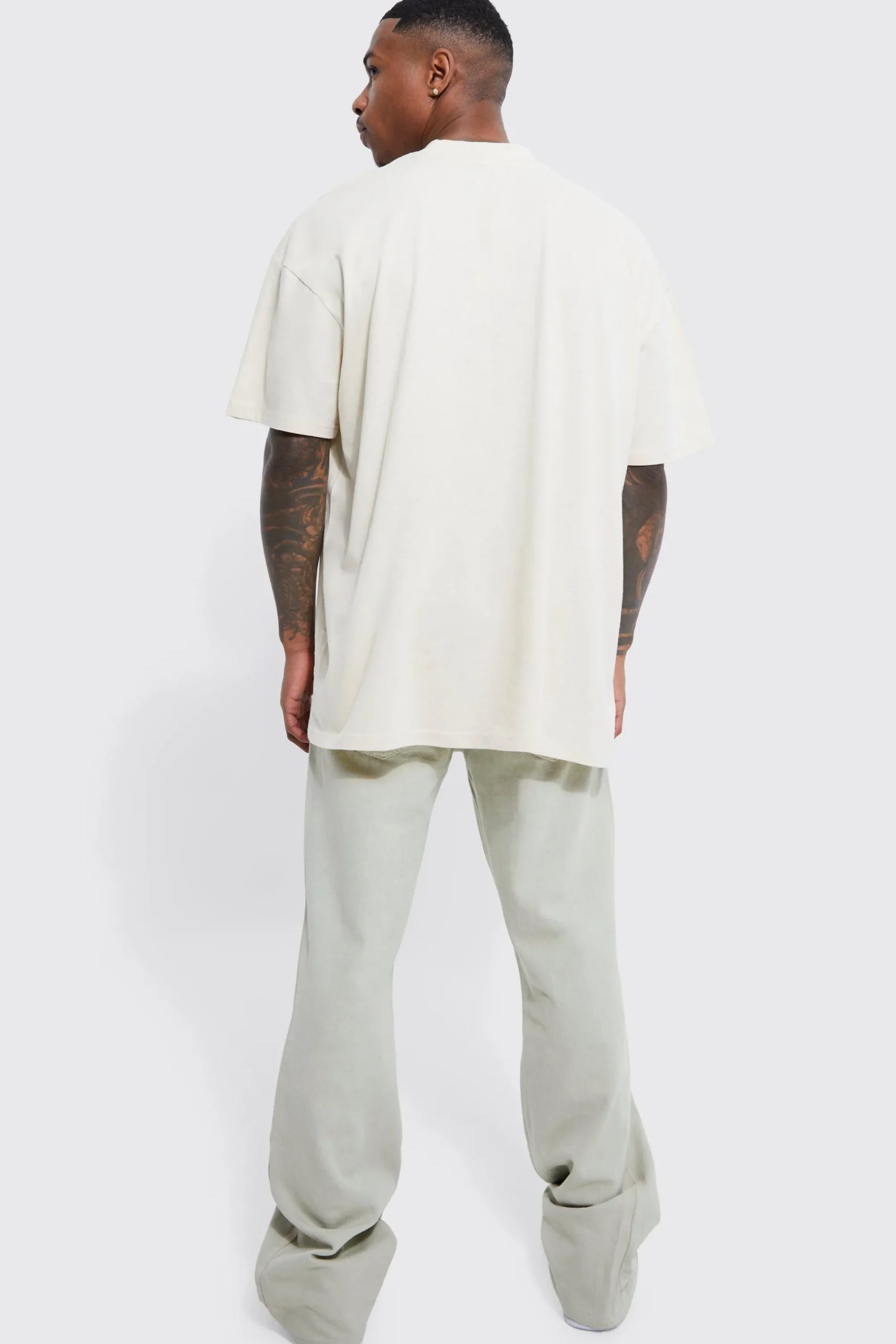 Oversized Chicago Print T-shirt | UK^boohooMAN Outlet