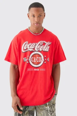 Oversized Coca Cola License T-shirt | UK^boohooMAN Hot