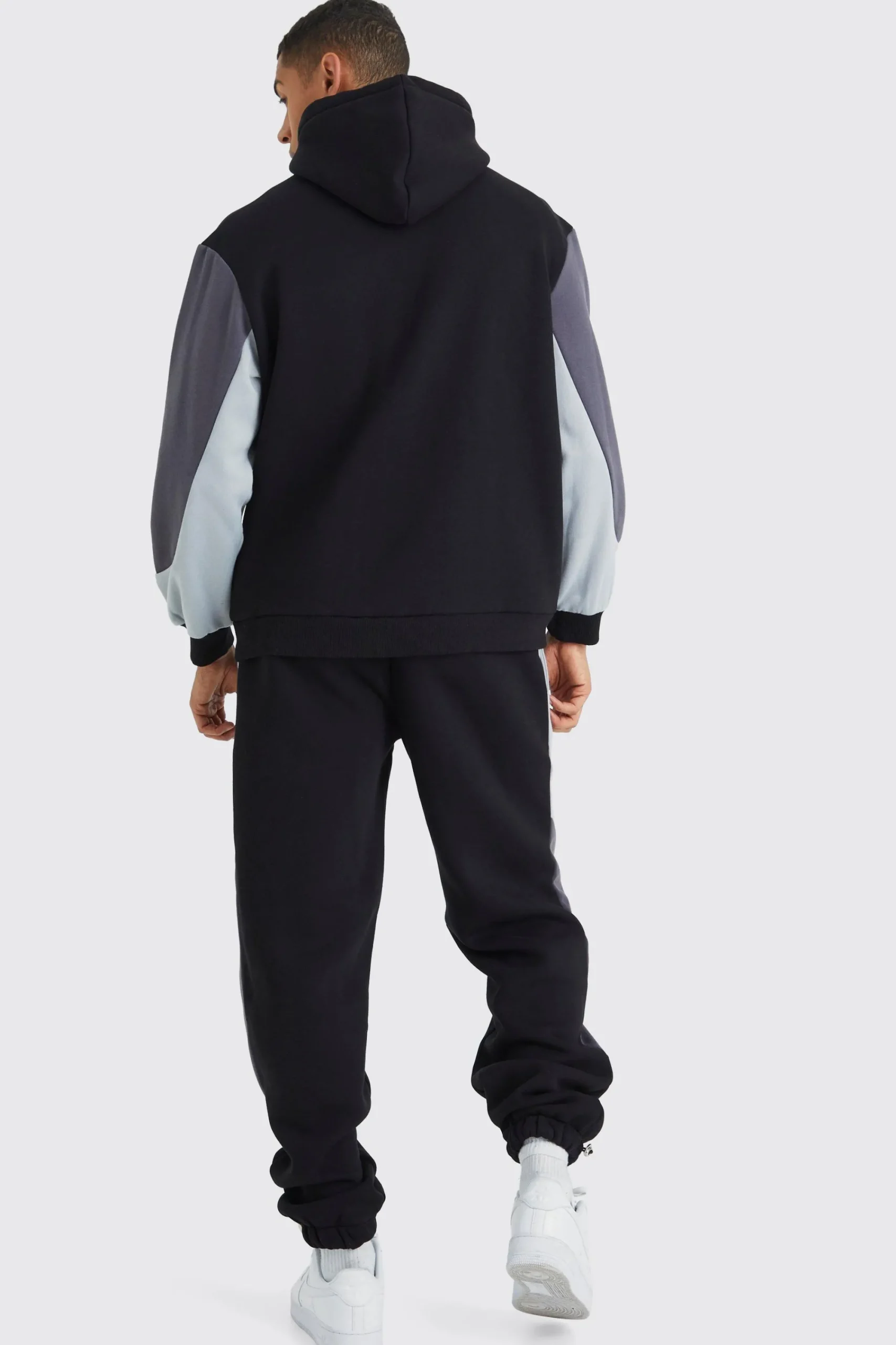 boohooMAN Oversized Colour Block Hooded Tracksuit | UK| Tracksuits