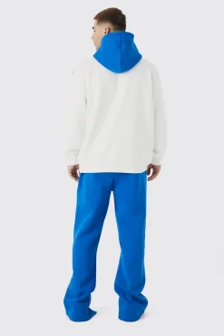 boohooMAN Oversized Colour Block Mmxiii Hooded Tracksuit | UK| Tracksuits