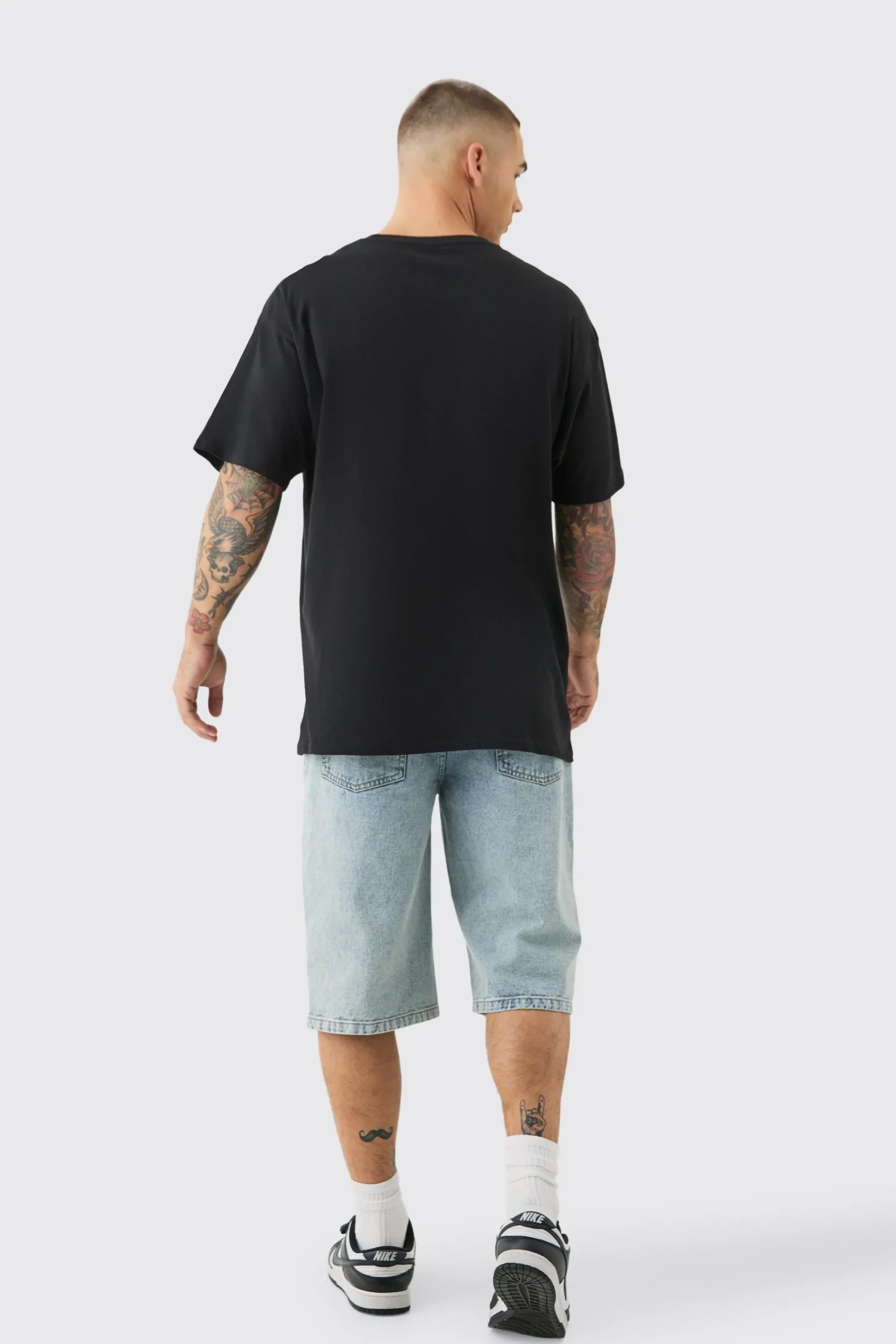 Oversized Corvette License T-shirt | UK^boohooMAN Hot