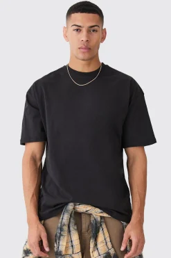 Oversized Crew Neck T-shirt | UK^boohooMAN New