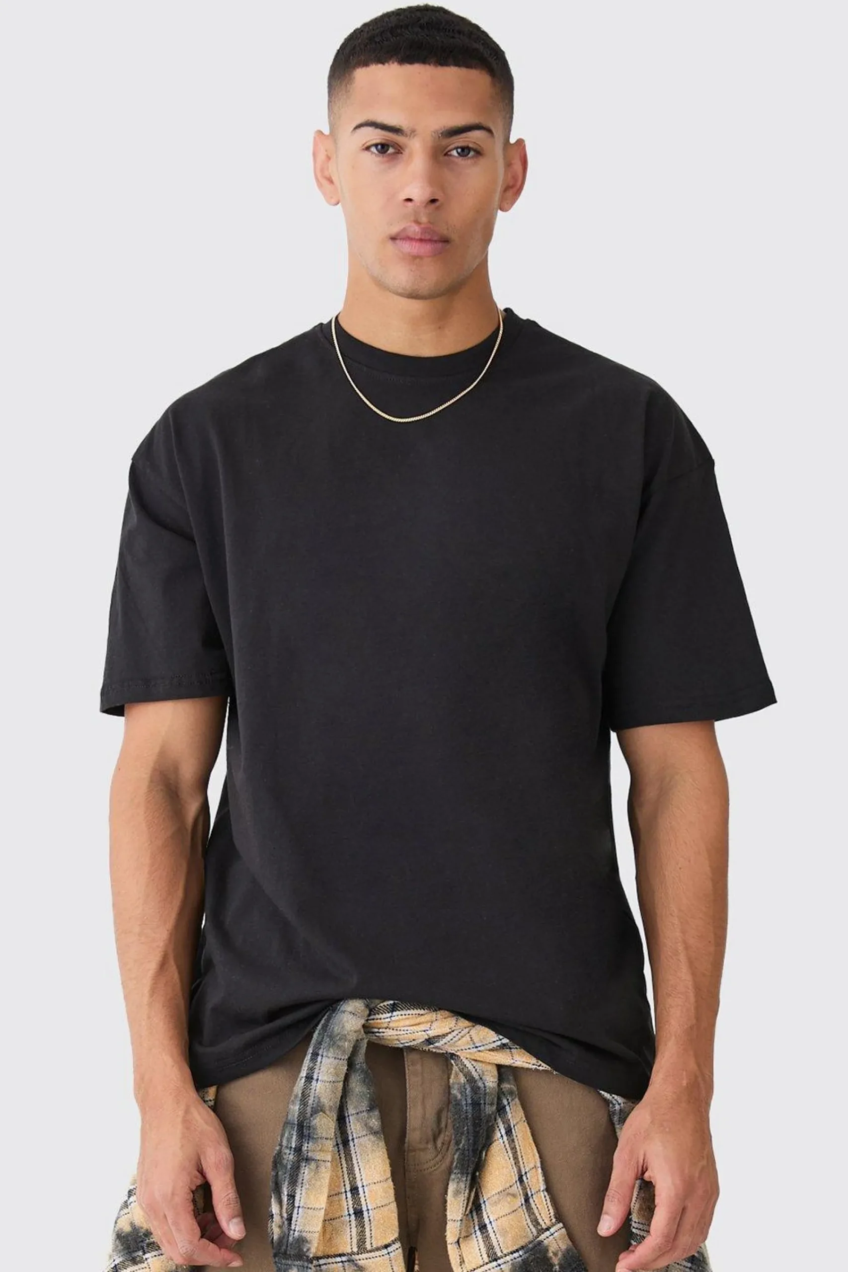 Oversized Crew Neck T-shirt | UK^boohooMAN New