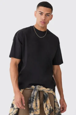 Oversized Crew Neck T-shirt | UK^boohooMAN New