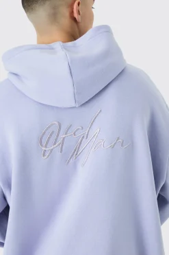 boohooMAN Oversized 3d Embroidered Ofcl Man Hoodie | UK| Hoodies & Sweatshirts