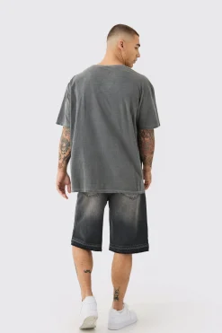 Oversized DC Batman License Wash T-shirt | UK^boohooMAN Hot