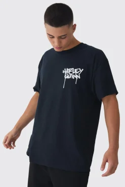 Oversized DC Harley Quinn License Print T-Shirt | UK^boohooMAN New