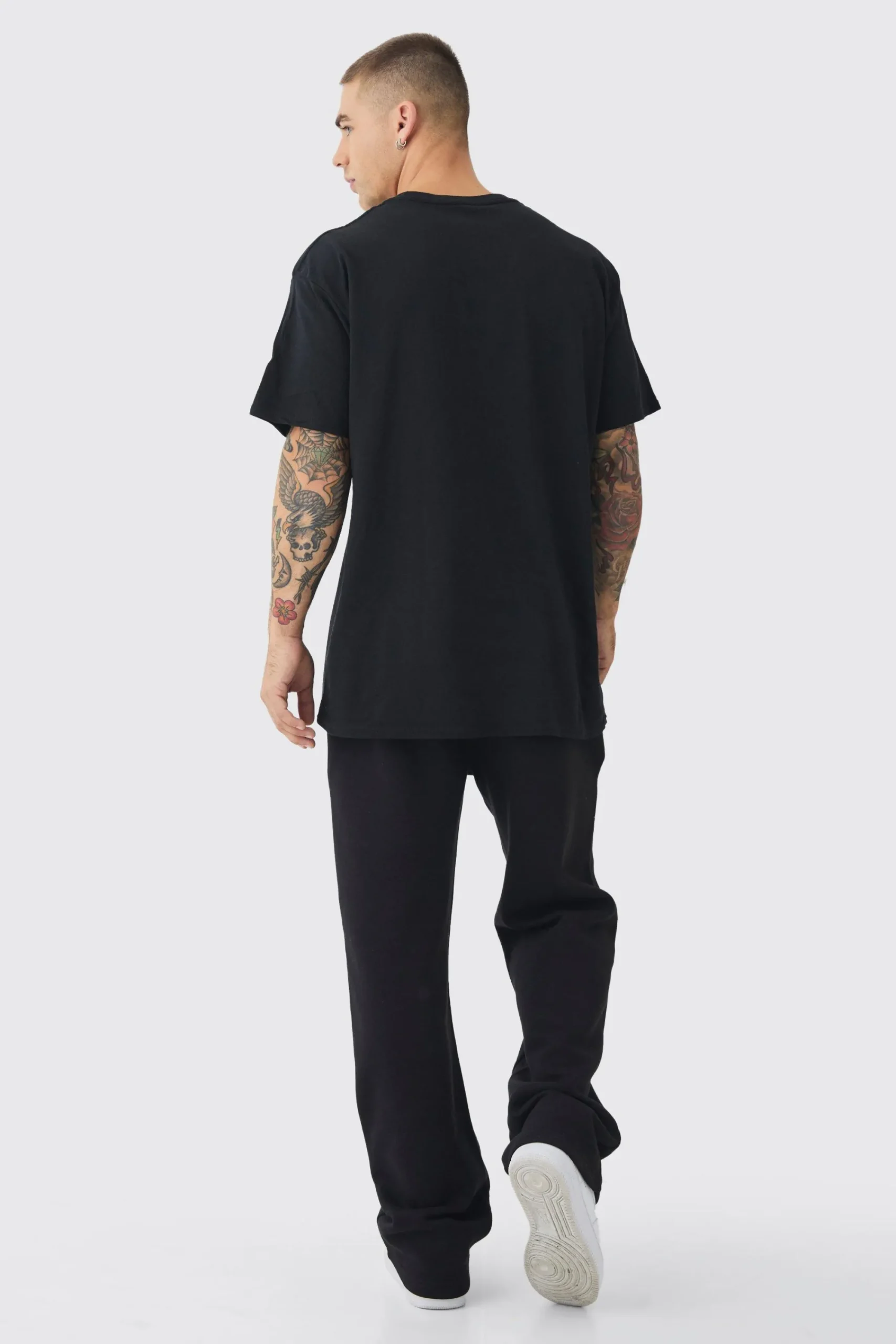 Oversized Death Row Records License Print T-shirt | UK^boohooMAN Hot