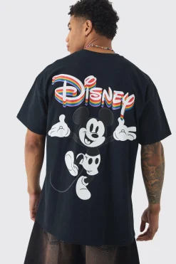 Oversized Disney Mickey License T-shirt | UK^boohooMAN Discount