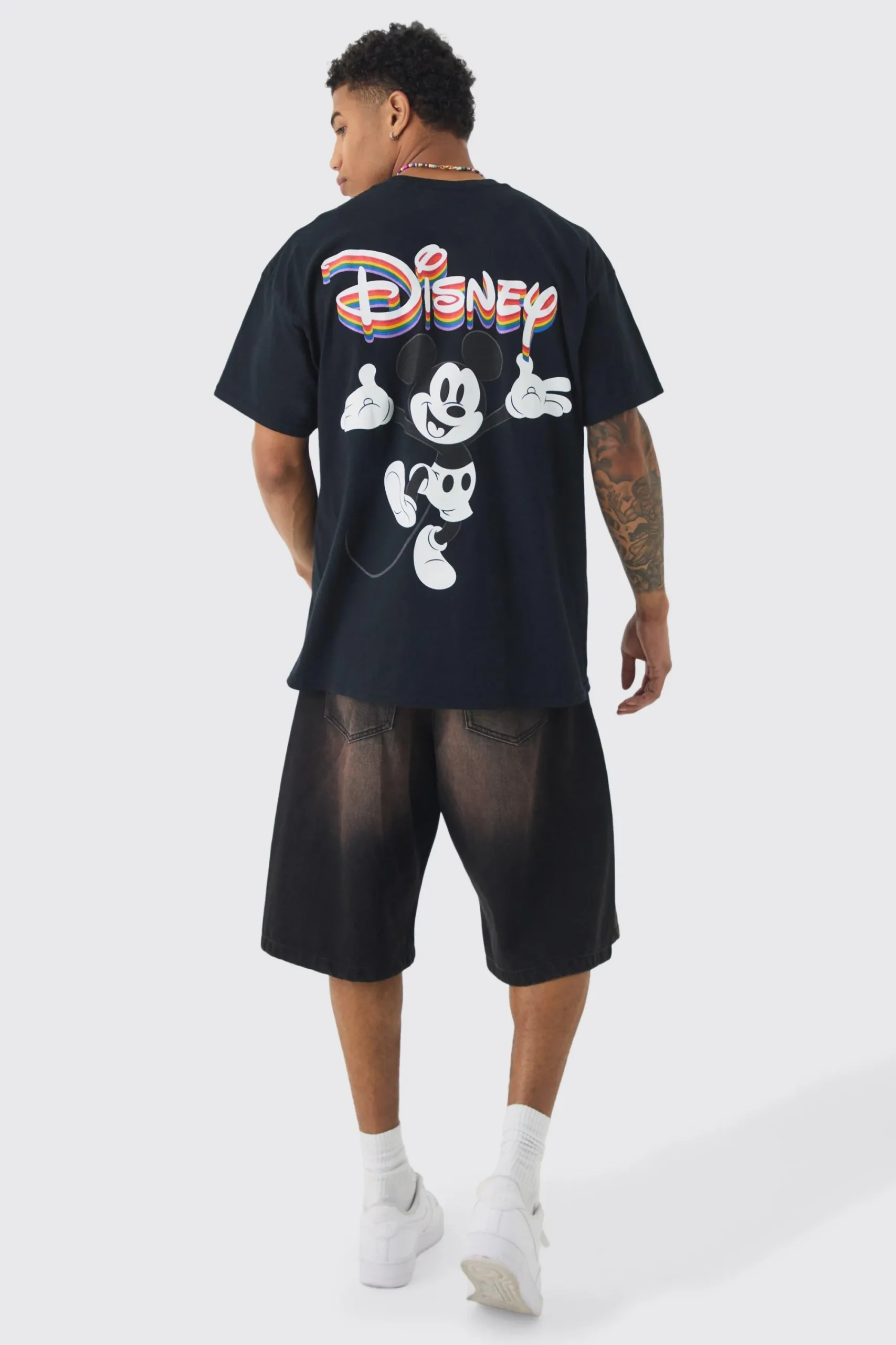 Oversized Disney Mickey License T-shirt | UK^boohooMAN Discount